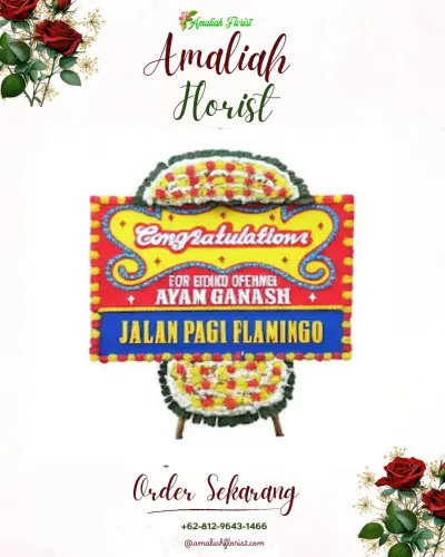 Bunga Papan Congratulation di Buniwah